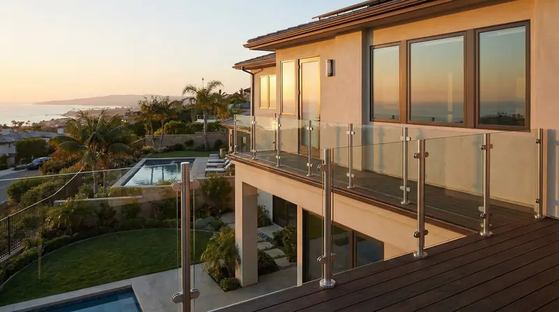 Glass guardrail project 1